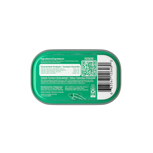 (近期促銷 EXP: 31/12月/2026, 售完即止, 不設退換) Open Farm Arctic Char Topper for Cats 3.17oz 滋味糧伴慕斯 北極紅點鮭 (OFC-T-AC)